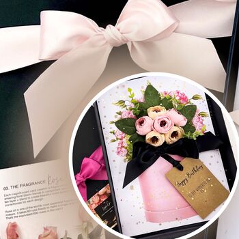 Personalised 50th Birthday Card For Her Peony, 8 of 11