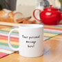 'I Wish You Lived Next Door' Personalised Mug, thumbnail 11 of 11