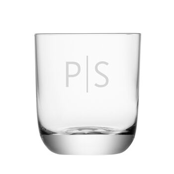 Monogrammed Hamilton Whisky Tumbler, 5 of 6