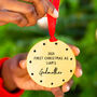 Personalised 'First Christmas As Godmother' Decoration, thumbnail 2 of 7