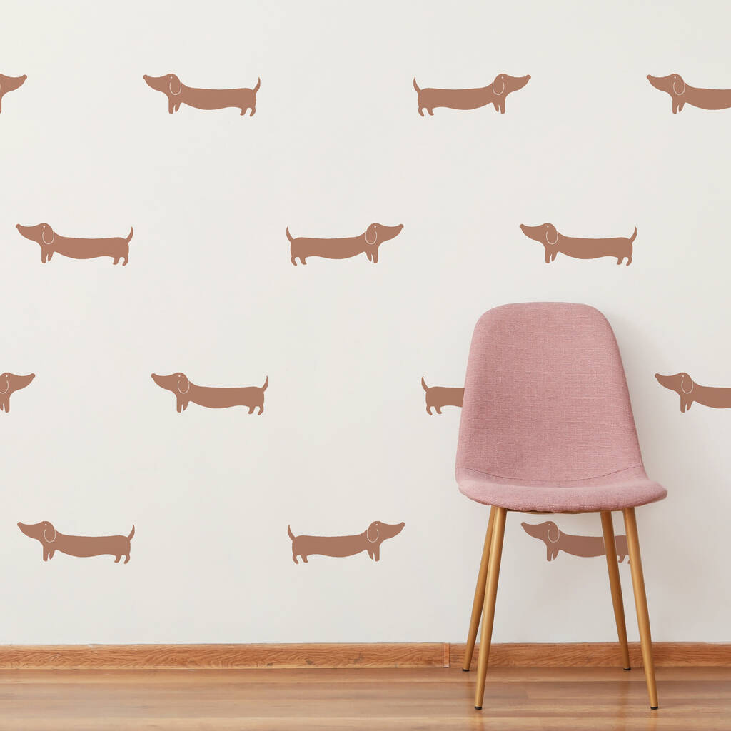 Sausage Dog Wall Decals, 1 of 2
