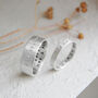 Personalised Sterling Silver Engraved Band Ring, thumbnail 1 of 11