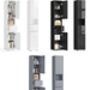 Tall Bathroom Cabinet Narrow Cupboard Storage Unit, thumbnail 10 of 10