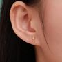 Sterling Silver Trowel And Garden Fork Stud Earrings, thumbnail 2 of 11