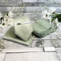 Light Sage Shantung Wedding Tie Set, thumbnail 1 of 10
