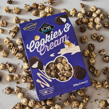 Cookies And Cream Gourmet Popcorn Box, 2 of 2