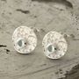 Sterling Silver Shimmering Gemstone Studs, thumbnail 4 of 9