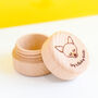 Dog Teeth Keepsake Box Personalised, thumbnail 1 of 7