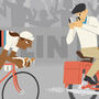 Personalised Female Cycling Art, 'Time Trial' Print, thumbnail 8 of 10