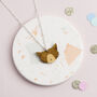 Wooden Cat Necklace, thumbnail 2 of 12