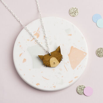 Wooden Cat Necklace, 2 of 12