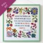 William Morris Beautifully Quote Embroidery Kit, thumbnail 7 of 7