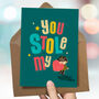 Romantic Love Card ‘You Stole My Heart’, thumbnail 2 of 4