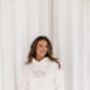 Ladies' Oh Hey Vacay Embroidered Holiday Matching Mini Me Hoodie Jumper, thumbnail 3 of 8