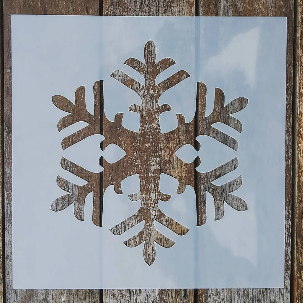Christmas Snowflake Stencil, 1 of 4
