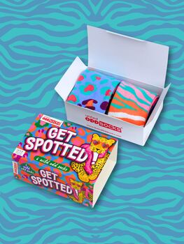 United Oddsocks Get Spotted Ladies Gift Box Set, 3 of 4