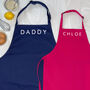 Personalised Dadddy And Me Apron Set, thumbnail 1 of 9