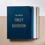 Personalised Gold Foil Name A5 Notebook, thumbnail 1 of 8