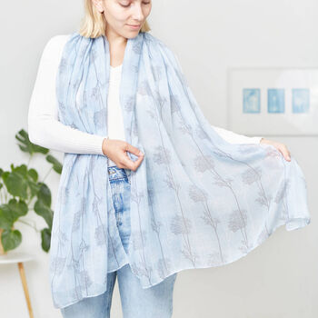 Gift Boxed Cashmere Blend Scarf And Forest Tree Scarf Set, 3 of 8