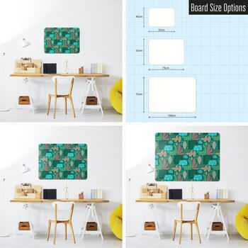 Forest Floor Pattern / Large Magnetic Notice Board, 4 of 8