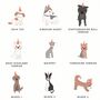 The Dog Lover's A To Z With Personalised Dog Breed Birthday Card, thumbnail 11 of 12