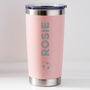 Personalised Football Name Thermos Insulated Travel Cup, thumbnail 7 of 7