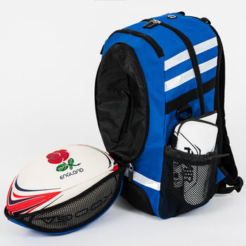 'Kitsack' The Ultimate Rugby Ball Compartment Backpack, 2 of 8