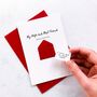 Personalised Best Friend Mini Envelope Christmas Card, thumbnail 5 of 5