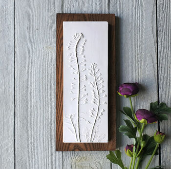 Shepherds Purse Plaster Cast Wall Art, 4 of 8