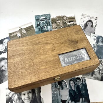 Personalised Wooden Name Memory Box, 11 of 12