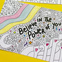 Eight Motivational Colouring Postcards, thumbnail 4 of 4