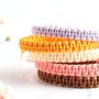 Handwoven Flat Friendship Bracelet, thumbnail 5 of 8