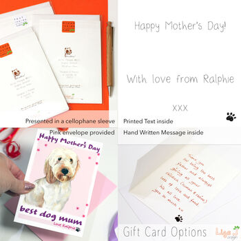 Personalised Cockapoo Mother's Day Card, 6 of 6