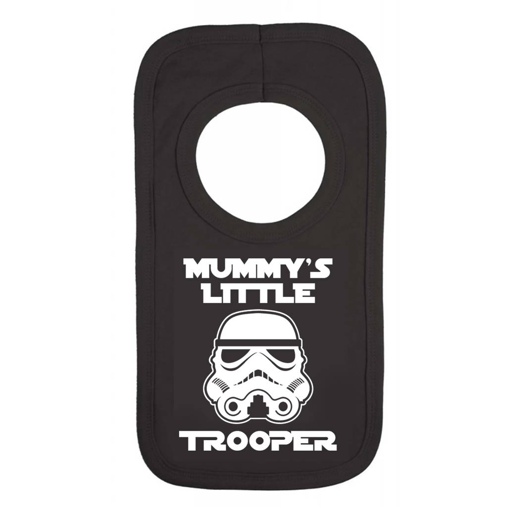 Mummy's Little Trooper Baby Bib, 1 of 2
