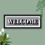 Welcome Framed Typography Print, thumbnail 4 of 10