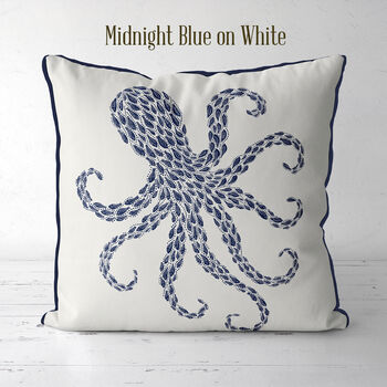 Little Fish, Octopus Cushion, Multi Colours Available, 5 of 8