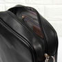 Personalised Vegan Leather Crossbody Bag In Black, thumbnail 6 of 12