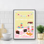 Let Them Eat Cake Kitchen Print, thumbnail 1 of 3