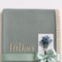 Personalised Baby Blanket 120x100cm 100% Cotton Muslin Newborn, thumbnail 5 of 12