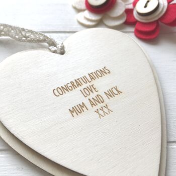 Personalised Wedding Or Anniversary Heart, 4 of 5