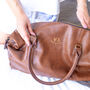 Personalised Faux Leather Monogram Overnight Bag, thumbnail 1 of 5
