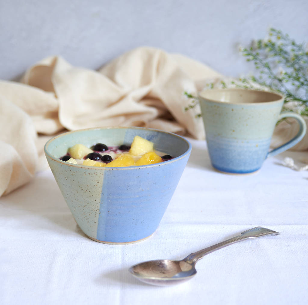 Handmade Speckled Ceramic Bowl By Libby Ballard Ceramics