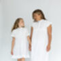 Mini Polo Short Sleeve White Cotton Dress, thumbnail 6 of 9