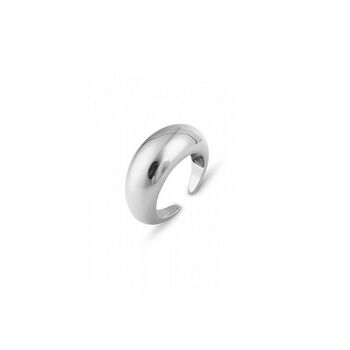 Sterling Silver Dome Crescent Ring, 7 of 7