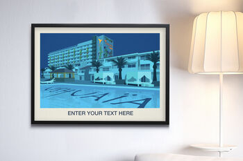 Personalised Ushuaia Hotel Poster, 3 of 6