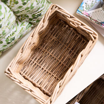 Grey Rattan Storage Basket, 3 of 7