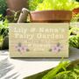 Fairy Garden Personalised Wooden Sign, thumbnail 2 of 2
