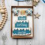 Personalised Fresh Cream Splodge Birthday Cookie Letterbox Gift, thumbnail 6 of 6