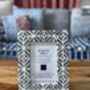 Table Top Picture Frame, Indian Block Print Fabric, thumbnail 1 of 10