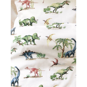 Dinosaurs Children's Bedding Set By Katie Hipwell Design